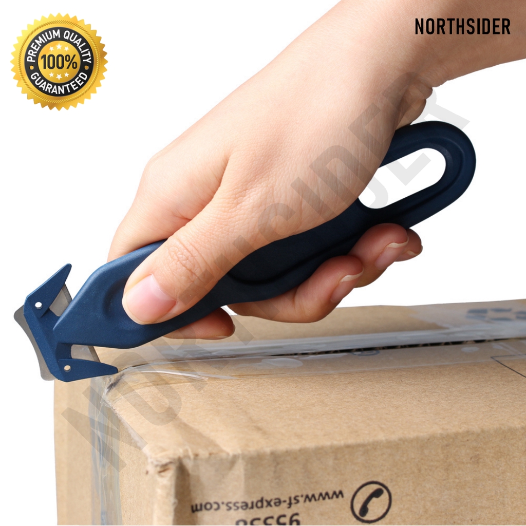 PISAU CUTTER PEMOTONG BUBBLE WRAP - BUKA PAKET - KARDUS | SAFETY KNIFE