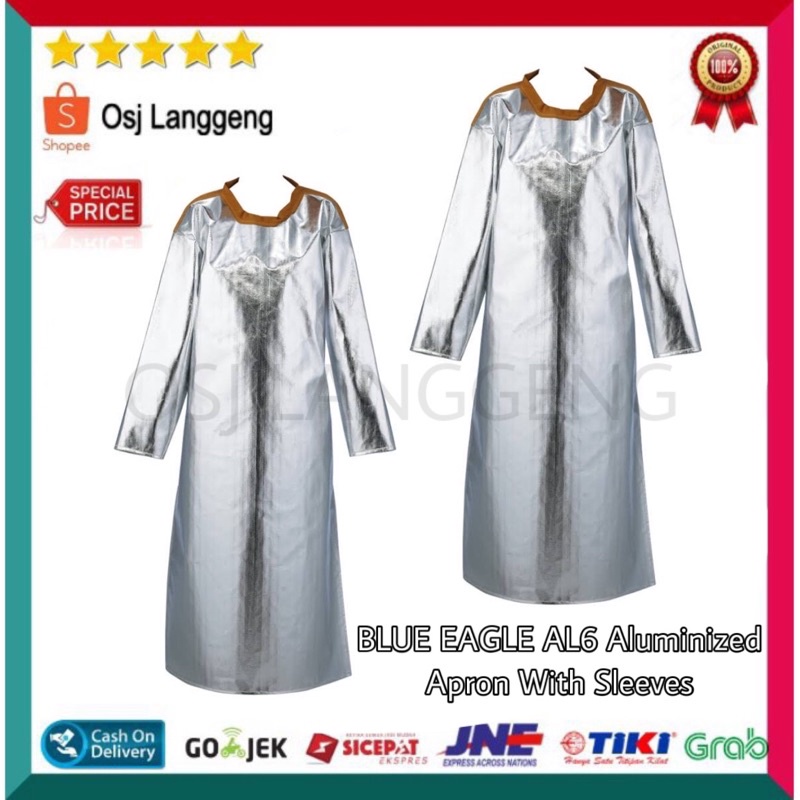 BLUE EAGLE AL6 Aluminized Apron With Sleeves