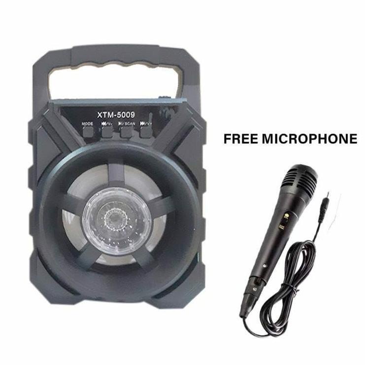 Kejutan Spesial XTM-5009 Speaker Bluetooth Bonus Mic Wireles Speaker Bluetooth XTM5009