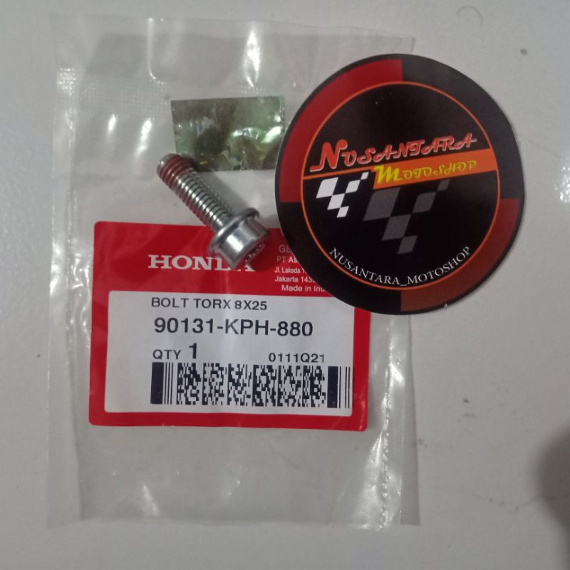 BAUT KALIPER PALA BABI Bolt Torx 8×25 ALL TYPE HONDA