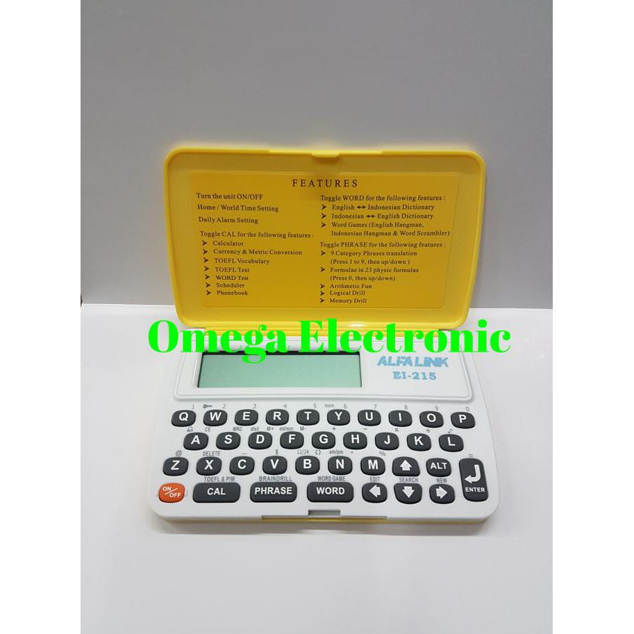 IMURAHl Alfalink EI 215 - Kamus Elektronik Alfalink EI-215 IBDLl
