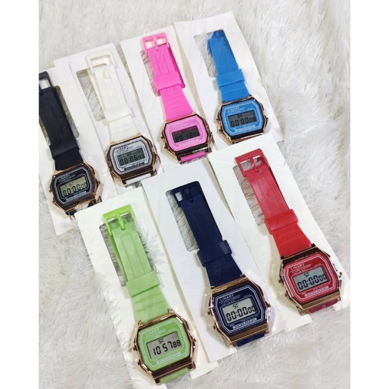 JAM TANGAN DIGITAL LINARY 7 WARNA