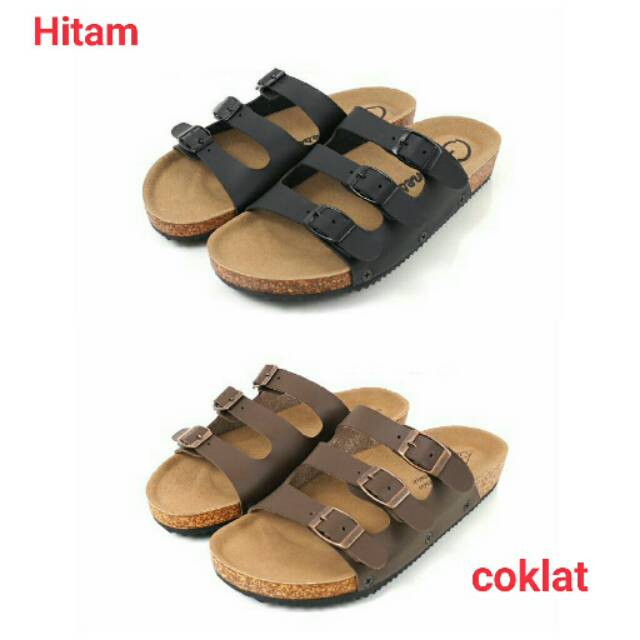 TERMURAH!  SANDAL SLOP KULIT PRIA DAN WANITA