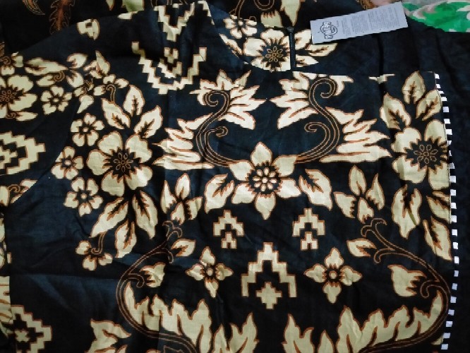 Gamis Piyas Monochrome - Gamis Batik Ori Pekalongan