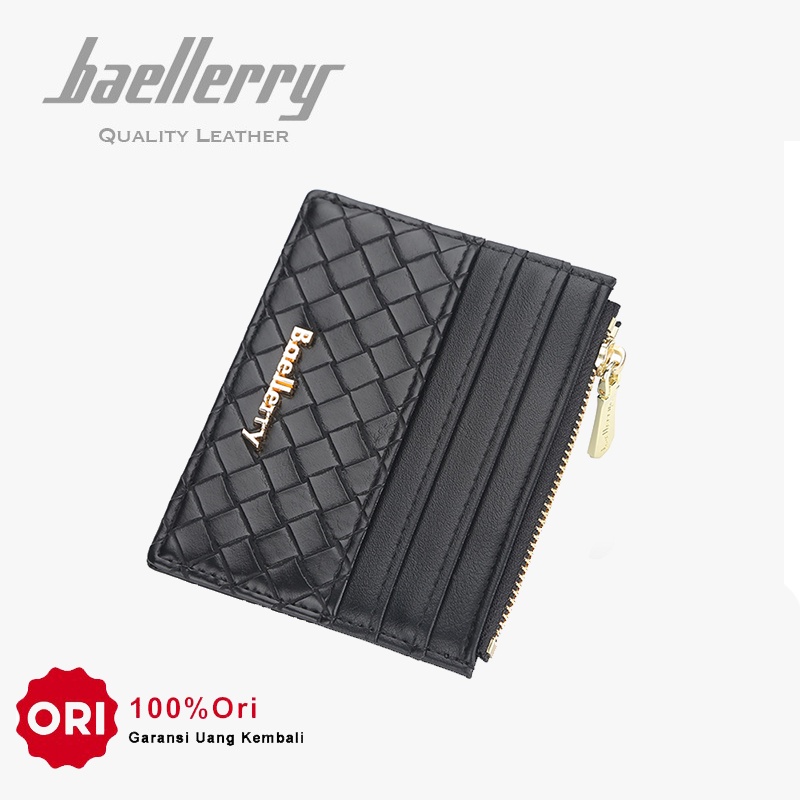 BAELLERRY NR091 Dompet Kartu Wanita Bahan Kulit PU Leather Premium WATCHKITE WKOS