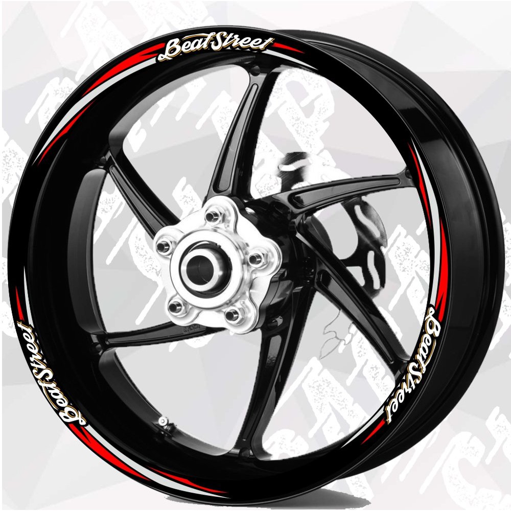 25+ Inspirasi Keren Stiker Velg Motor Beat Street