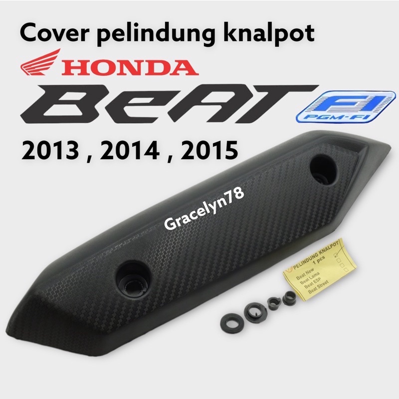 cover knalpot honda beat FI 2013 2014 2015 tutup knalpot honda beat FI 2013 2014 2015 tameng knalpot honda beat FI 2013 2014 2015