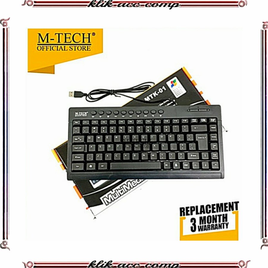 keyboard mini slim M-Tech MTK-01 multimedia