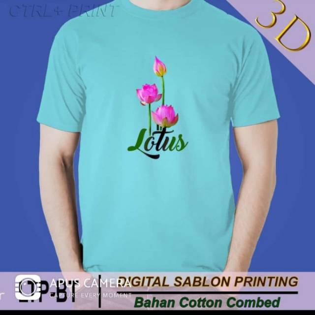 Kaos Buddhis desain printing