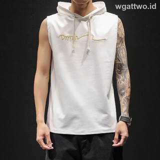 sleeveless basketball hoodie