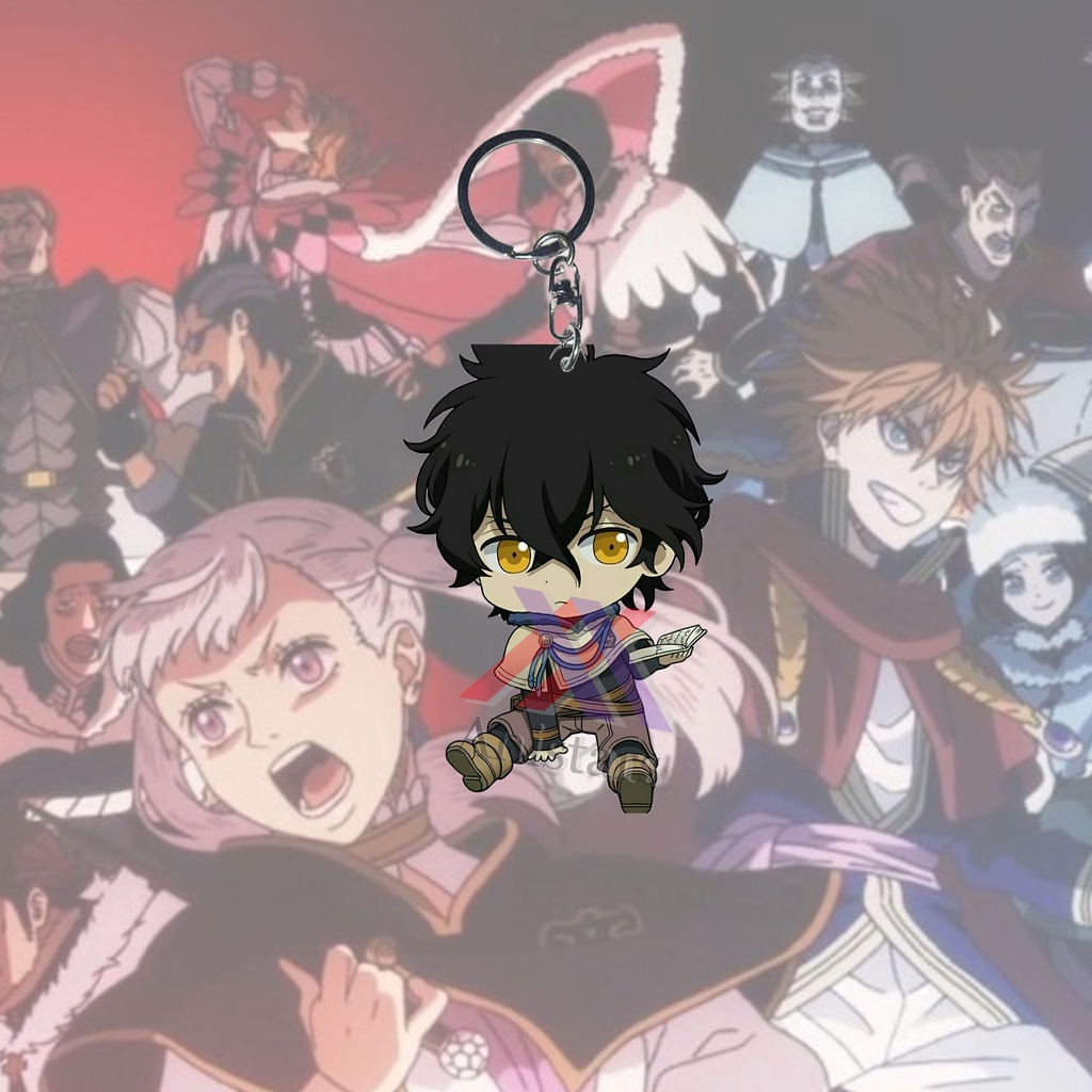 Gantungan Kunci Black Clover Yuno - Key Chain - Souvenir - Anime - Ganci - Ganci Anime