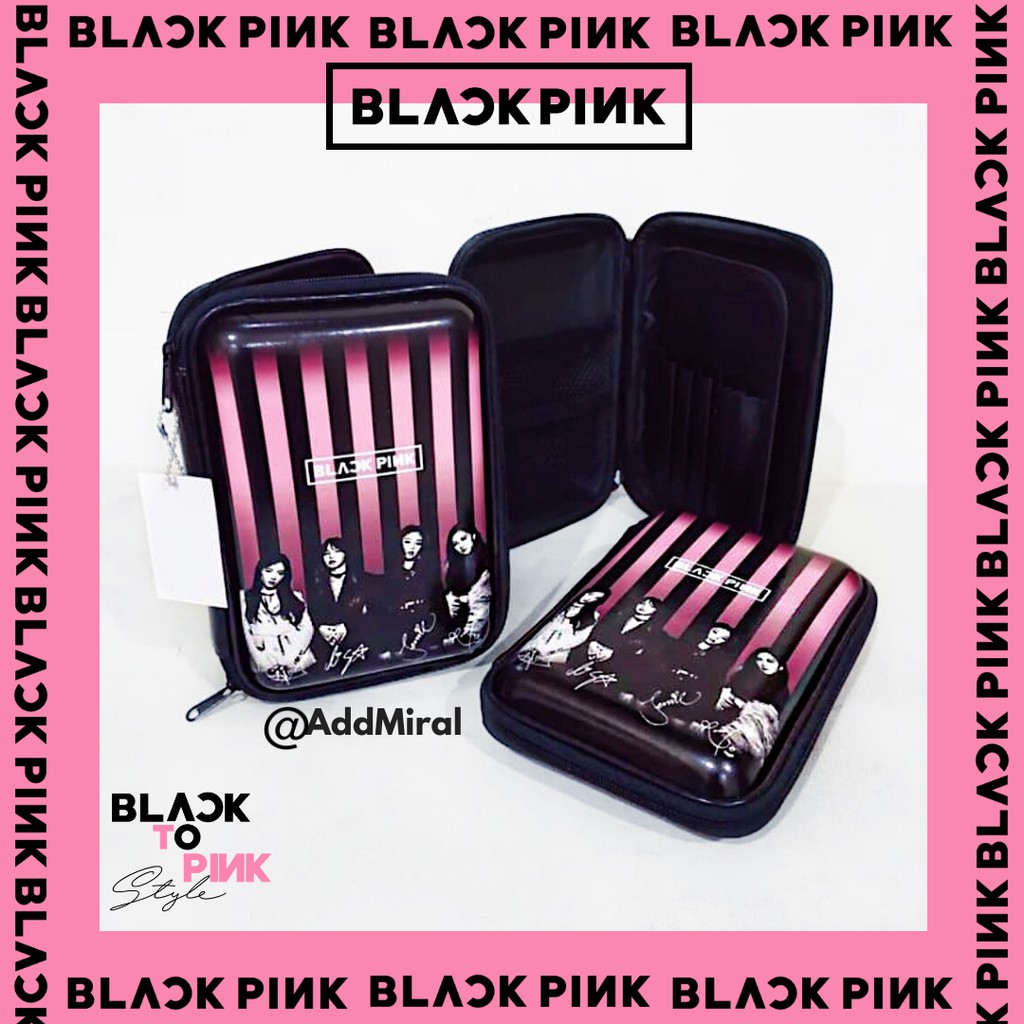 

Kotak Pensil Blackpink BLINK Model Smiggle KPOP Pencil Case Tempat Pensil Hard Case