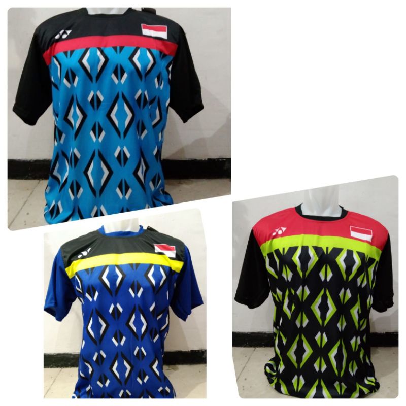 Baju Badminton Yonex 02 Jersey Bulutangkis Lokal Olahraga