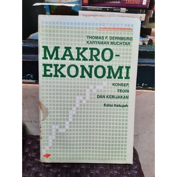 MAKRO EKONOMI konsep, teori dan kebijakan  oleh THOMAS F DERNBURG DAN KARYAWAN MUCHTAR