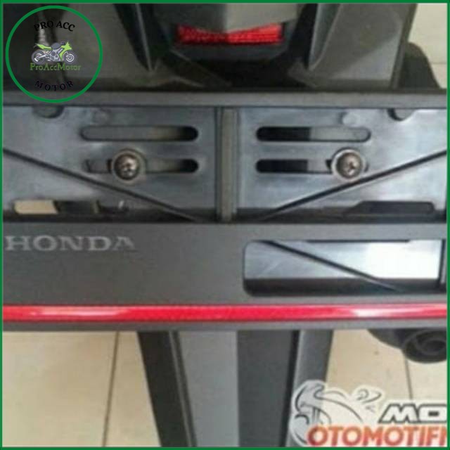 cover plat nomor motor original honda cover plat no original ahm universal