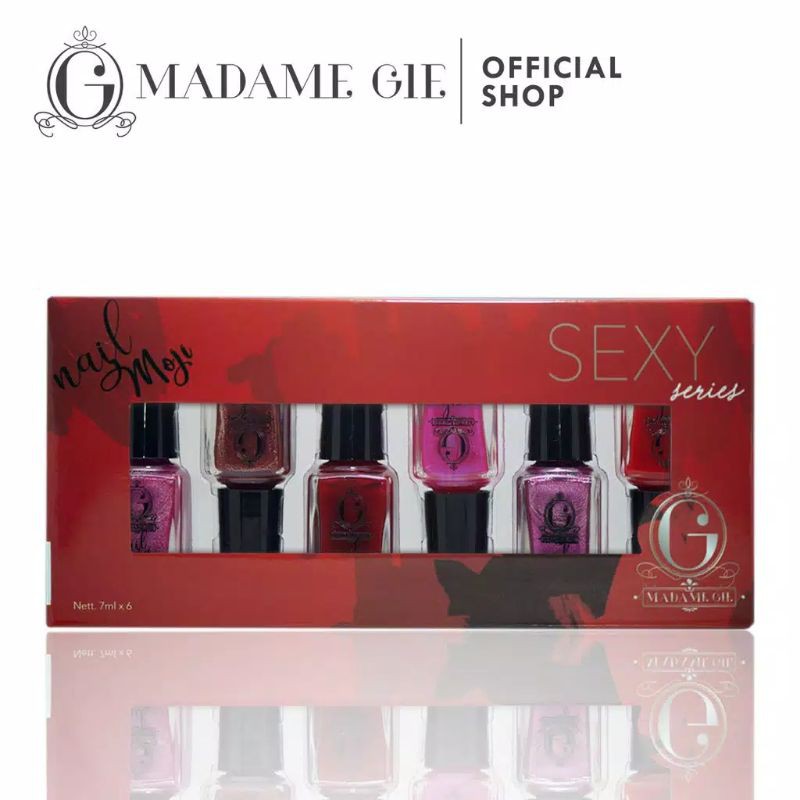 Madam Gie N-Moji SEXY SERIES/Kutek Kuku Madam Gie/Pewarna Kuku Madame Gie