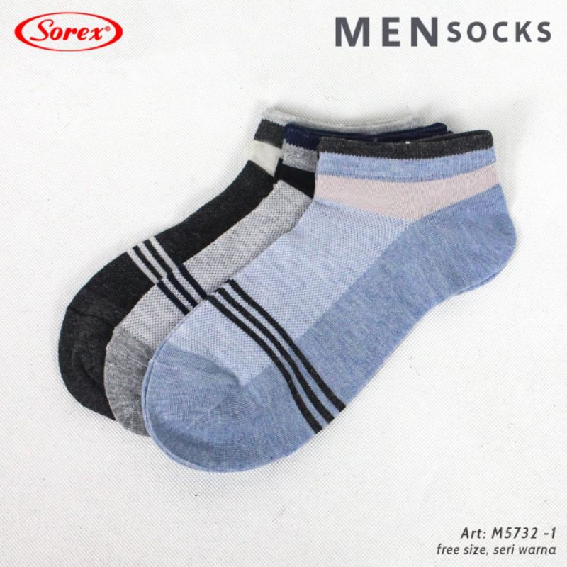 Sorex kaos kaki pria M 5732 (men sock ankle)