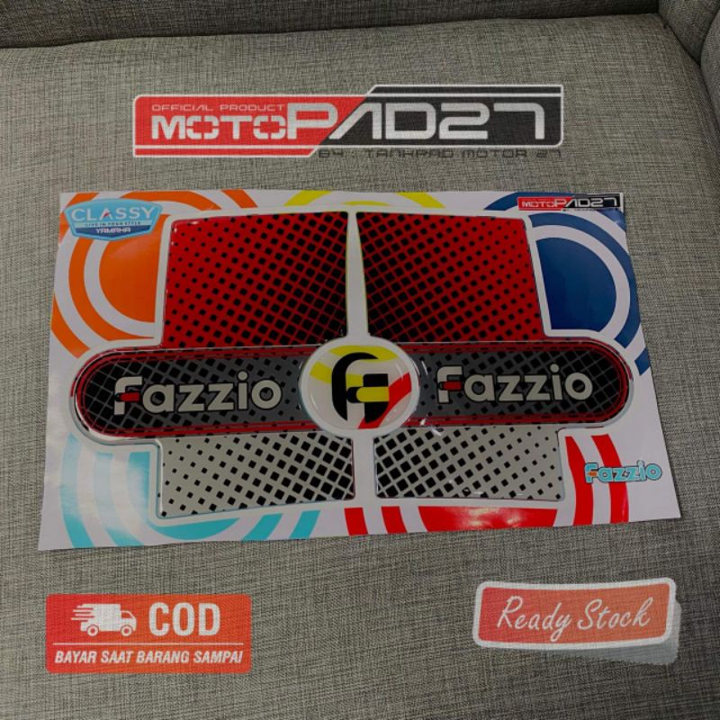 Motopad27 Sticker stiker resin timbul body samping Yamaha Fazzio Premium