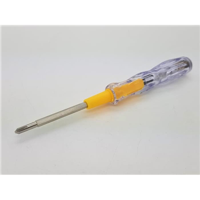 Obeng Tespen Bolak Balik +- 14cm Taspen bolak-balik plus minus kuning TEST PEN DREI SCREWDRIVER + -