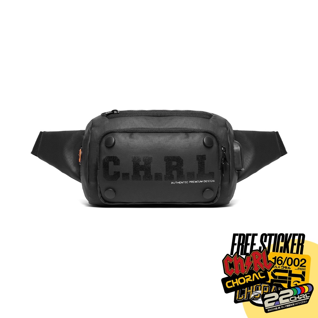 ares waistbag by CHORAL.ID | waistbag pria tas pinggang | tas WATER RESISTANT | tas pria