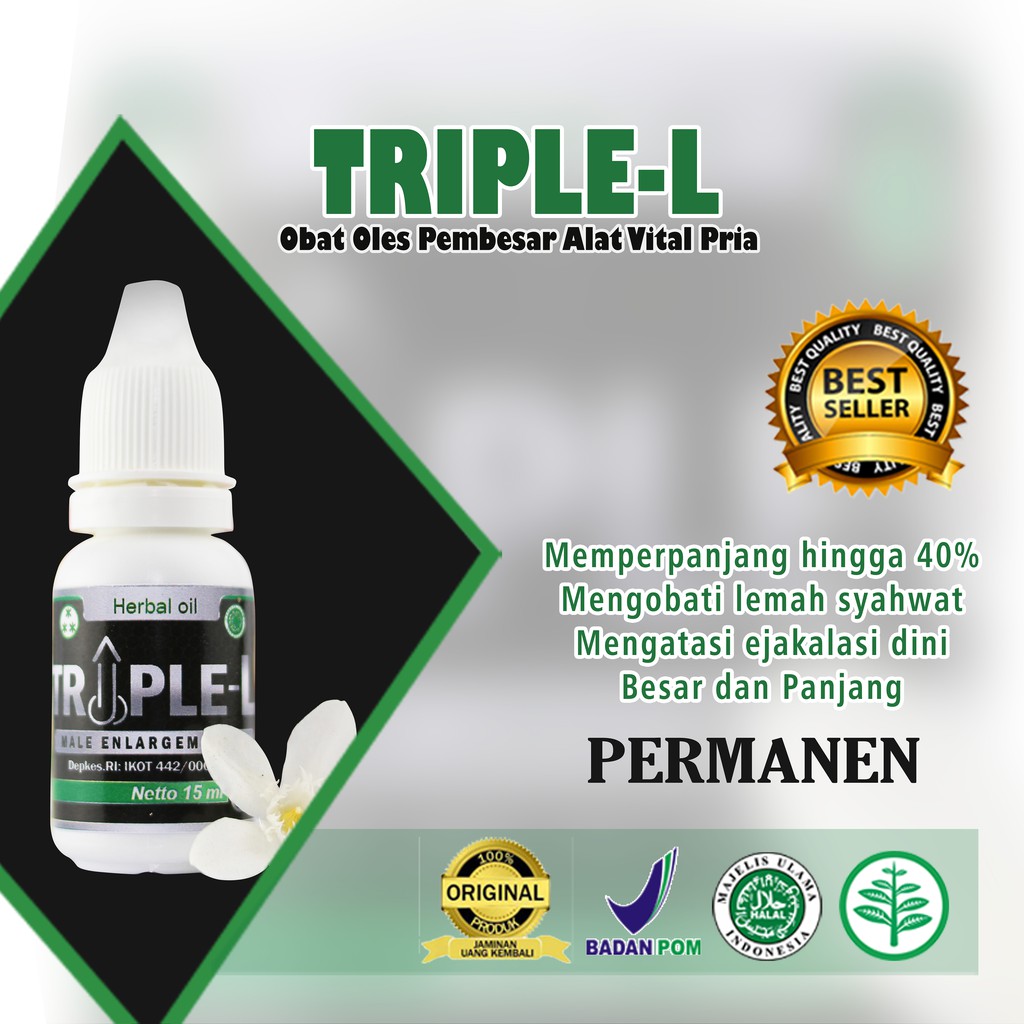 PROMO HOT SALE_OBAT_TRIPLE L ASLI MINYAK_PEMBESAR_ALAT PDARI LINTAH HITAM PAPUA