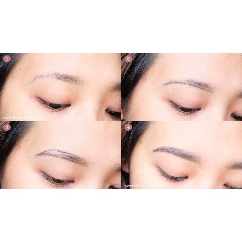 Wardah Eye Brow Pencil With Brush Pensil Alis Coklat dan Hitam Sikat