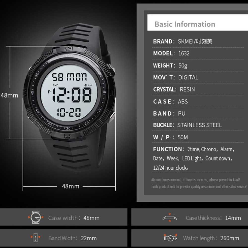 SKMEI Jam Tangan Digital Pria - 1632