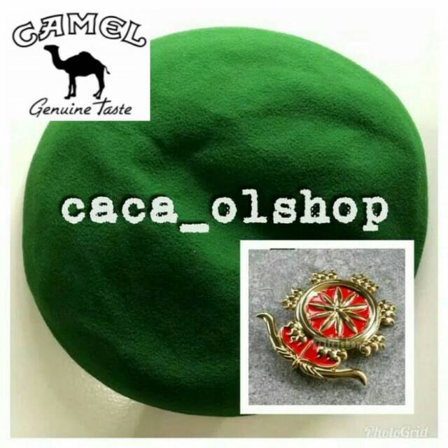 Baret Kostrad Camel plus Emblem