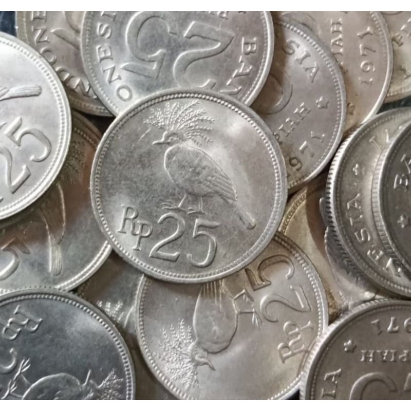 Uang kuno 25 Rupiah