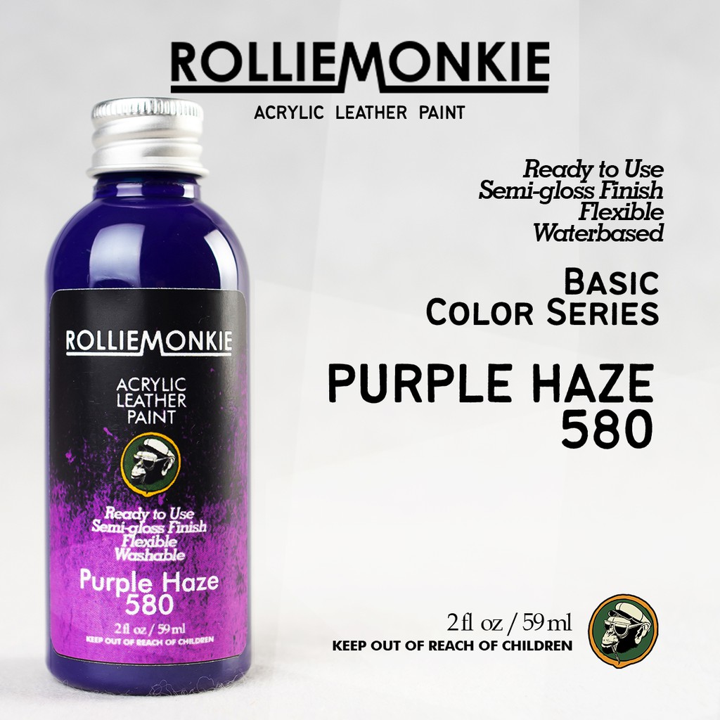 

Rolliemonkie Cat Acrylic Leather Paint - Purple Haze