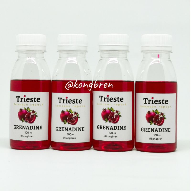 Sirup Delima Trieste 100 ml - Trieste Syrup Grenadine 100ml