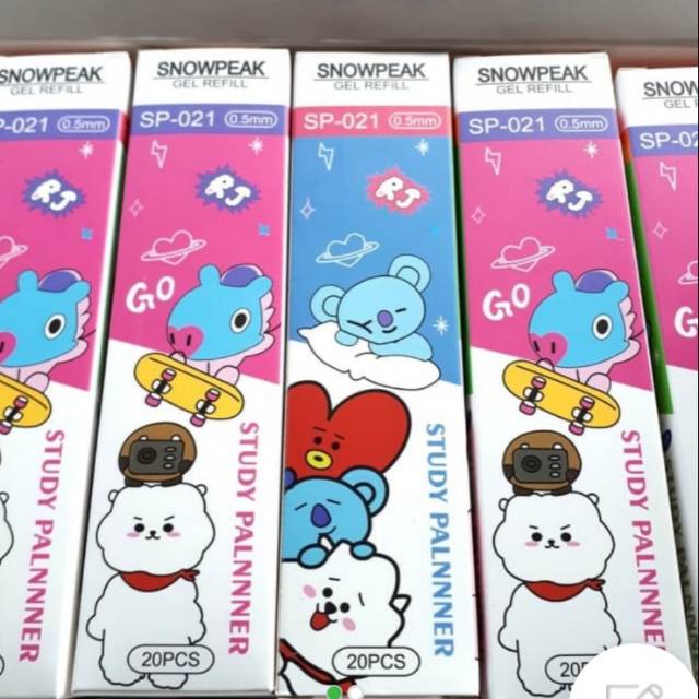 

REFIL PULPEN KARAKTER - ISI ULANG PENA BTS ( 20 pcs )