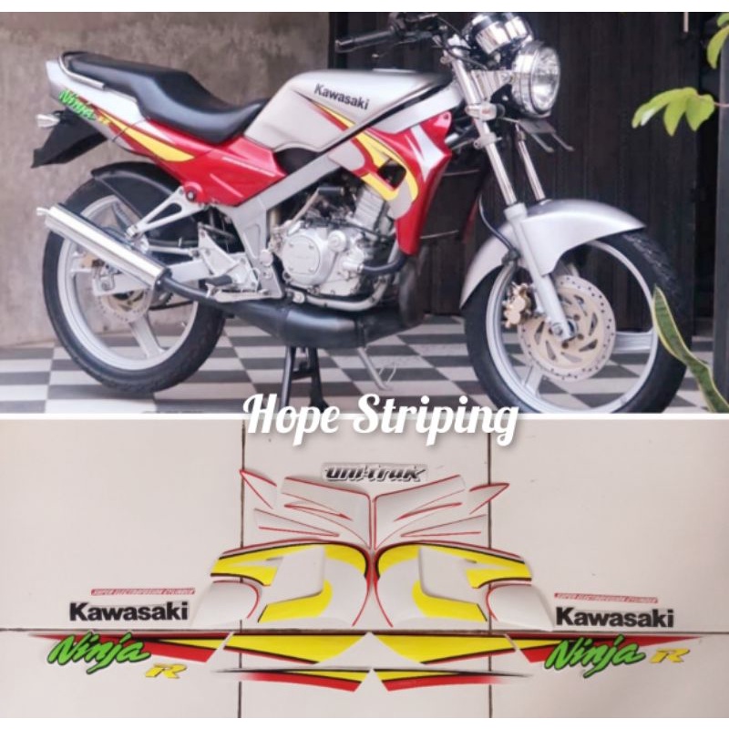 Striping Ninja R kis th 2005 Silver