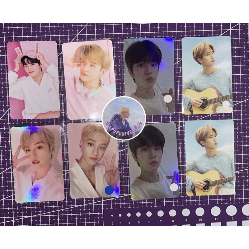 Stray Kids SKZ Nacific Photocard PC Jeongin IN Sociolla eye palette Han Jisung Leeknow Bangchan Bang