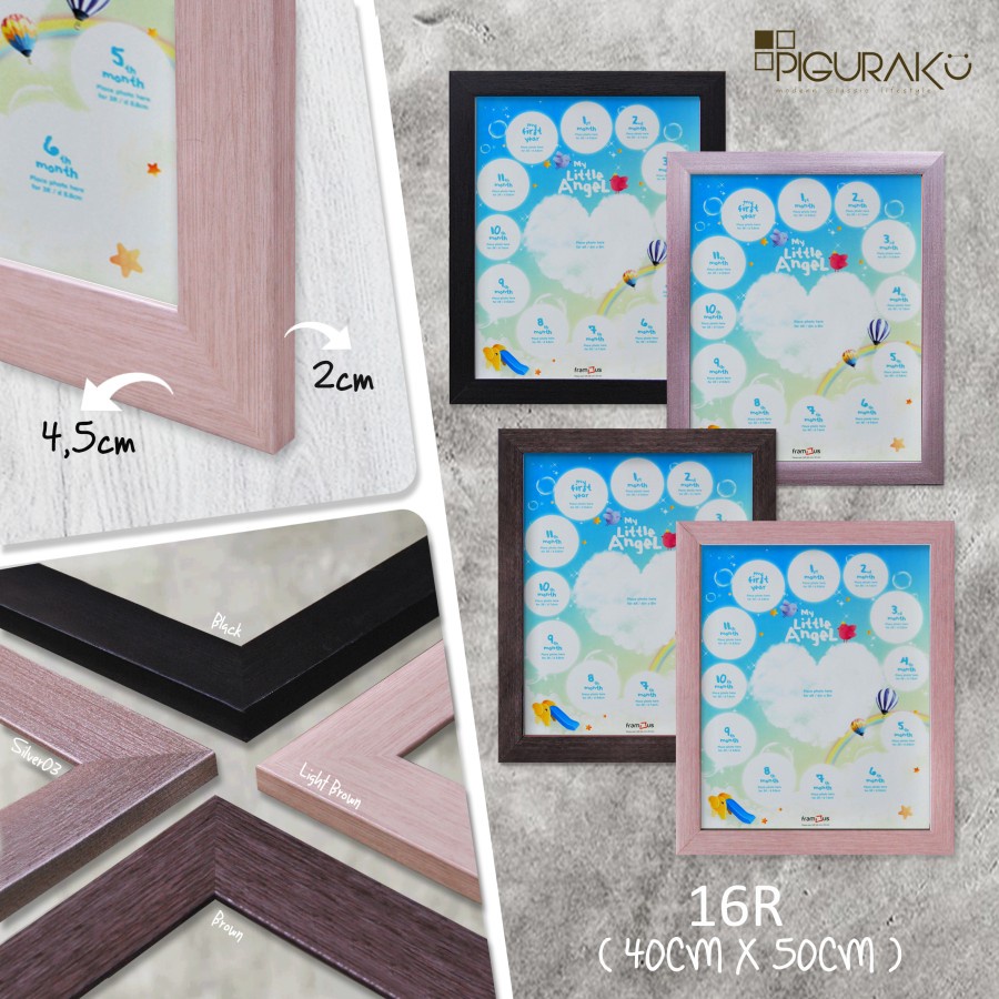 Pigura Foto 16R 40x50Cm- 4,5 Cm- Pigura Foto Minimalis 16R