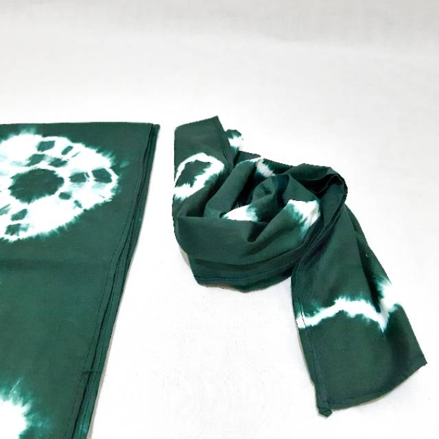 Scarf Syal Kekinian Batik Jumputan | Shibori Set | Suku Tie dye | Original Hand Made Oleh&quot; Jogja