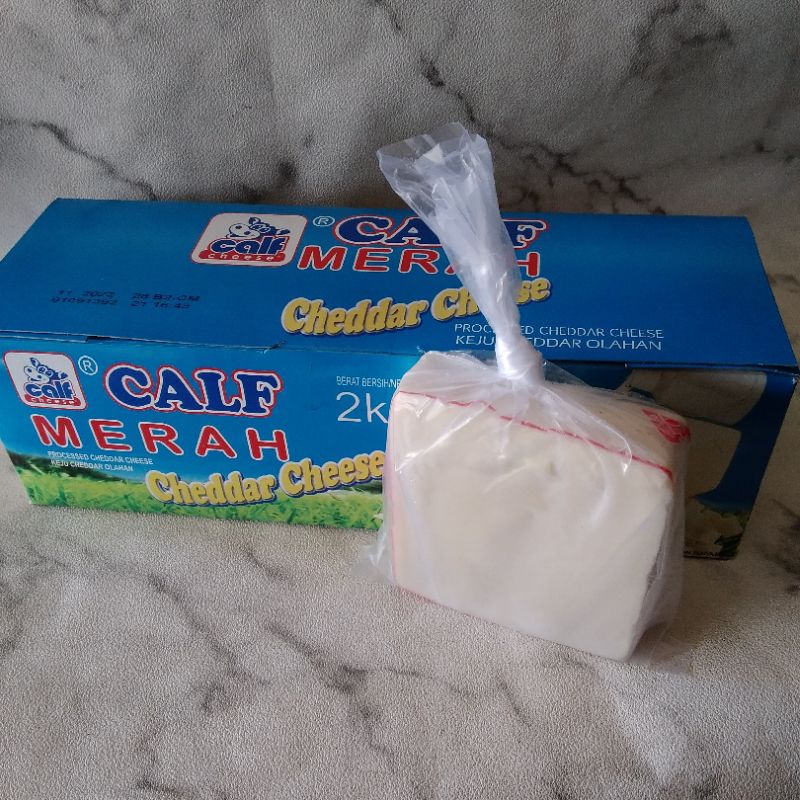 

KEJU CALF MERAH/KEJU CHEDDAR OLAHAN/ POTONG