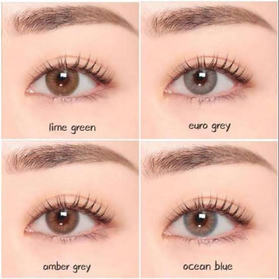 SALE SOFTLENS MINUS!! (-2.25, -2.50, -2.75) SOFTLENS IDOL DESIRE OCEAN BY ELCOCO 15MM