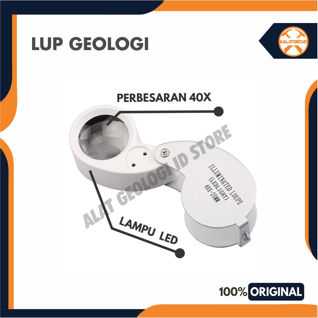 Lup Geologi (Kaca Pembesar) | Shopee Indonesia