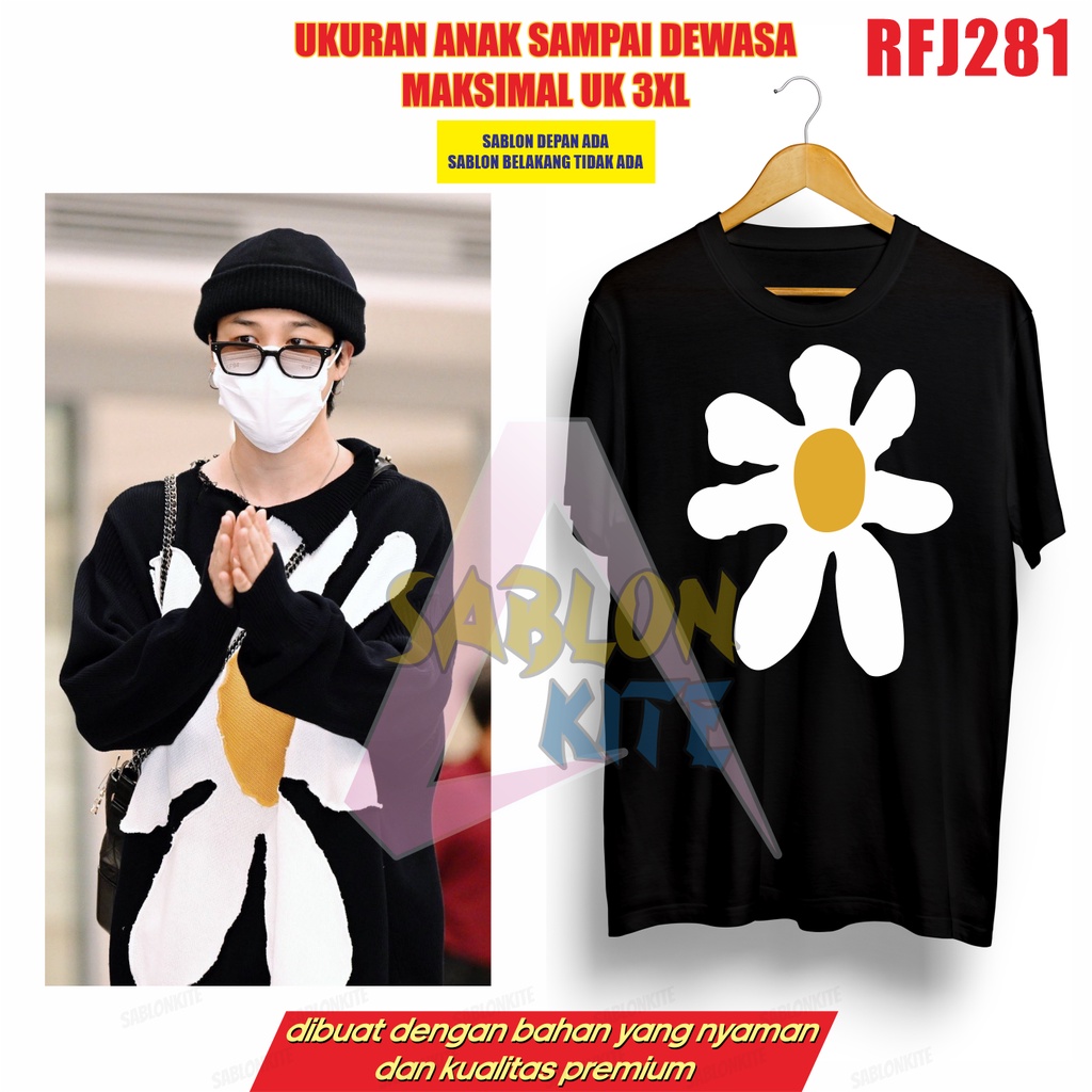 MURAH!!! KAOS JIMIN BUNGA RFJ281