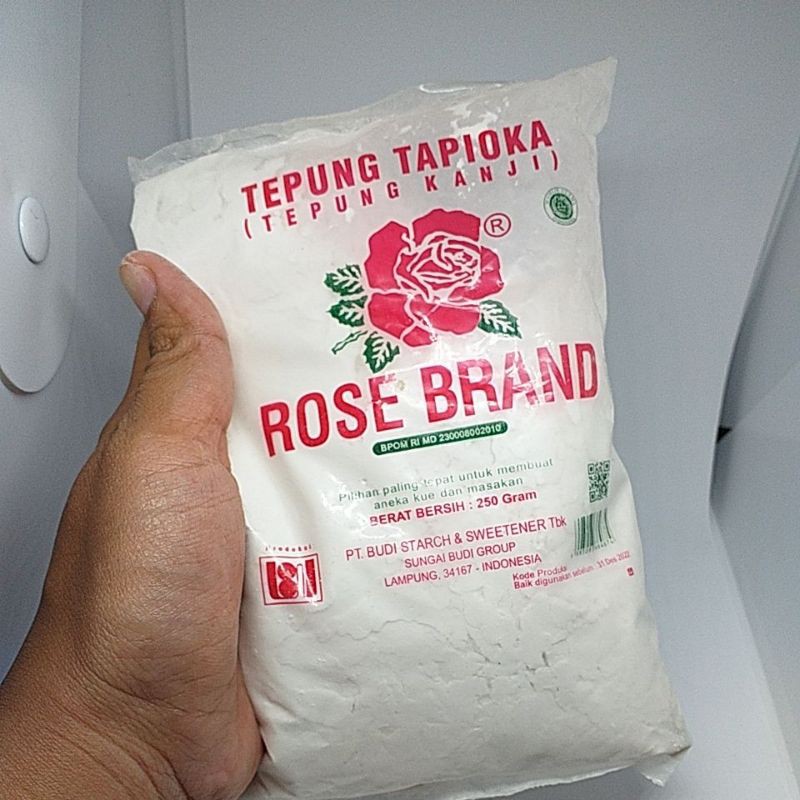 

TEPUNG TAPIOKA PATI KANJI ROSE BRAND 250 GR