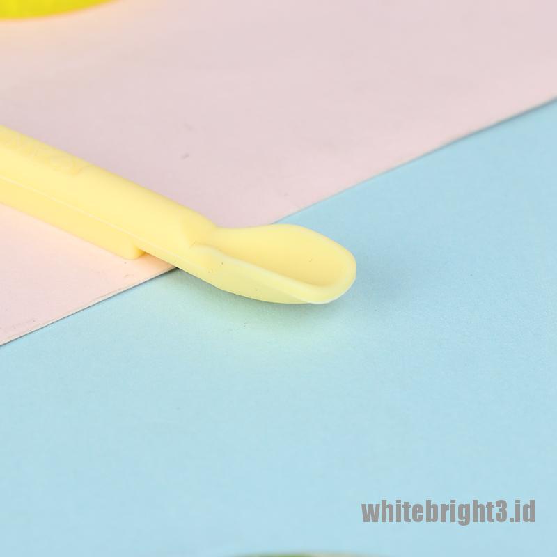 &lt; White3 &gt; Pinset Softlens / Lensa Kontak Bahan Silikon Dengan Kotak Penyimpanan