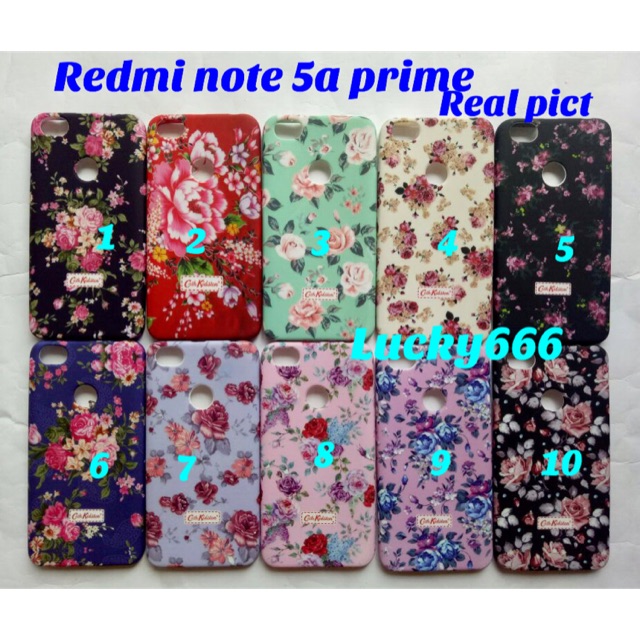 Soft case flower xiaomi redmi note 5a prime silikon bunga note 5a prime