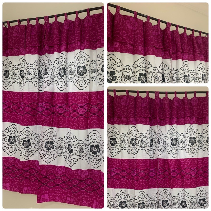 [ PINTU DAN JENDELA ] GORDEN TALI + PONI MOTIF SULTAN PINK