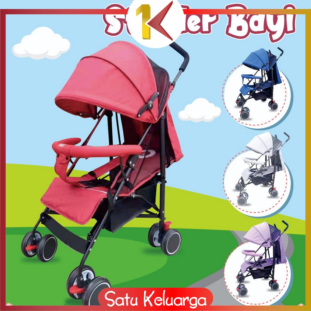 Jual SK-C263 Stroller Baby 8 Roda 