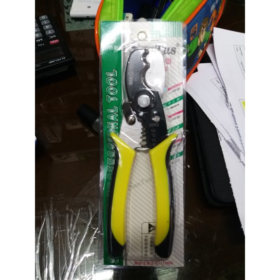 TANG KUPAS KABEL FIBER OPTIC SANTUS / TANG KUPAS KABEL MULTI FUNGSI