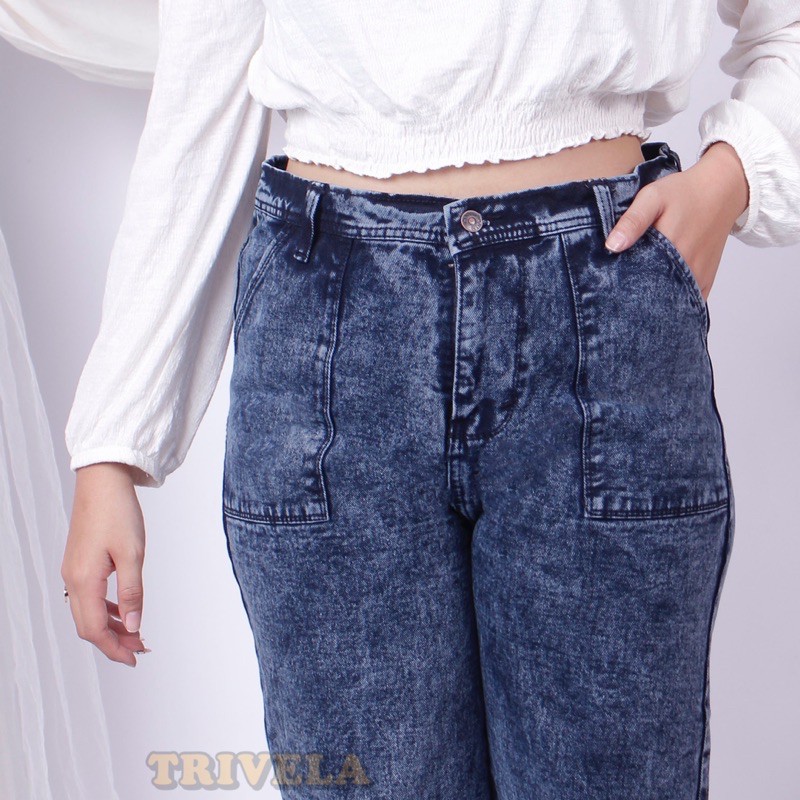 Kulot Jeans Alice Snow Black Jumbo