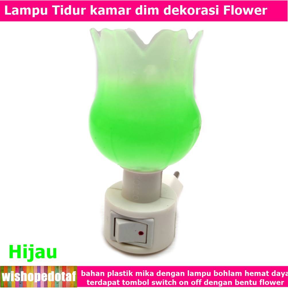 Lampu Dekorasi Kamar 3D Flower