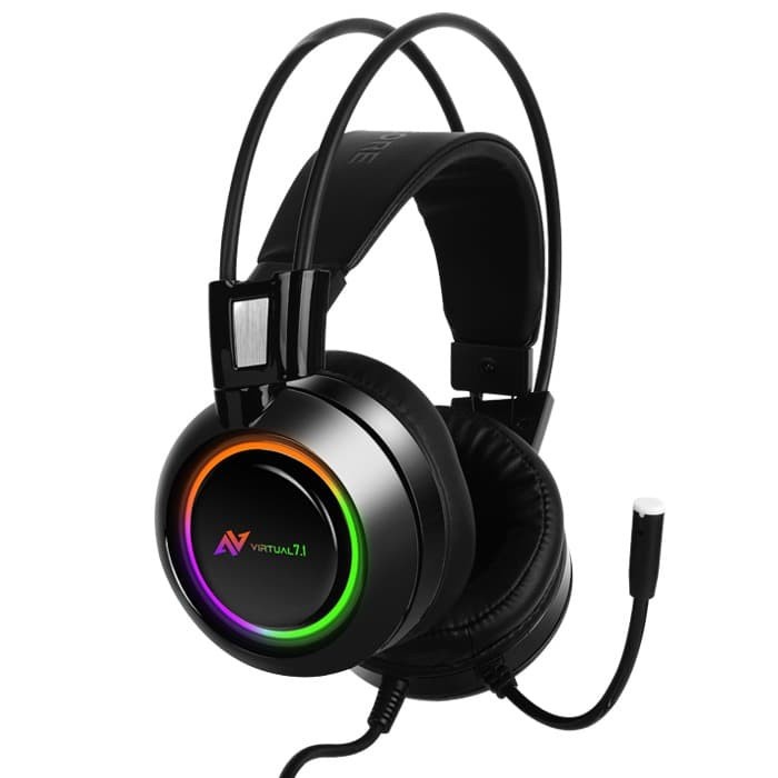 Headset AbKoncore B780 RGB - USB Headset Gaming RGB Abkoncore B780 Surround 7.1