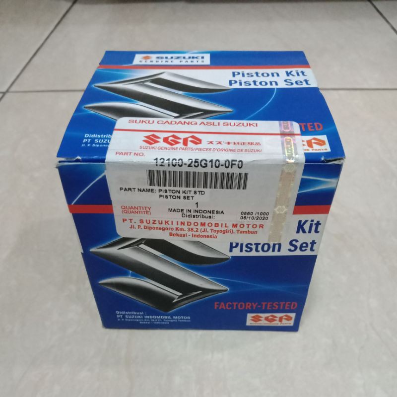 PISTON RING SEHER KIT SATRIA FU 150 KARBU SIZE STANDAR STD ORIGINAL ORI ASLI SUZUKI SGP 12100-25G10-0F0-1